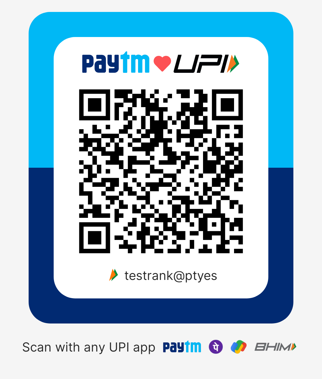 Payment QR Code